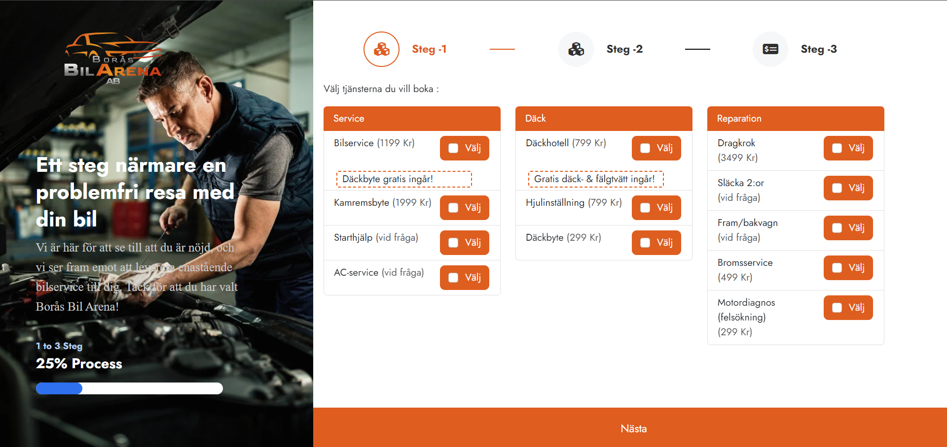 Car Services and booking